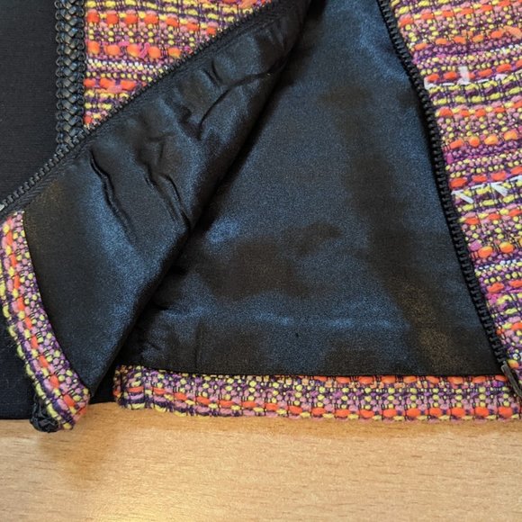 Orange Red Black Rachel Roy XS Bodycon Dress - Picture 7 of 8